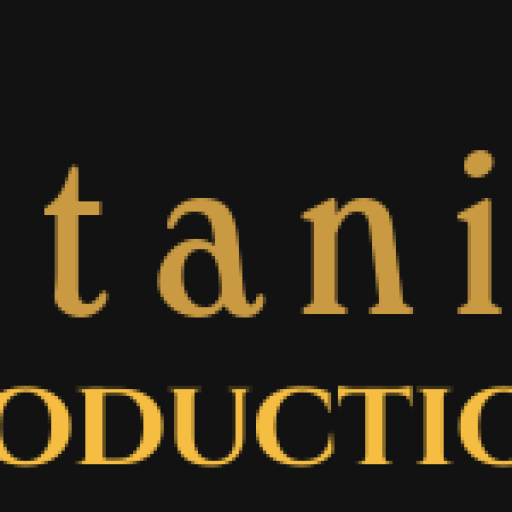 Minimalist logo of Lusitania Productions - a golden tower symbolizing light, presence, and digital creation.